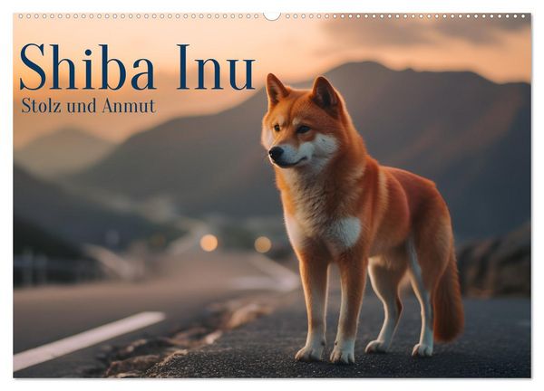 Produktbild: Shiba Inu - Stolz und Anmut (Wandkalender 2026 DIN A2 quer), CALVENDO Monatskalender