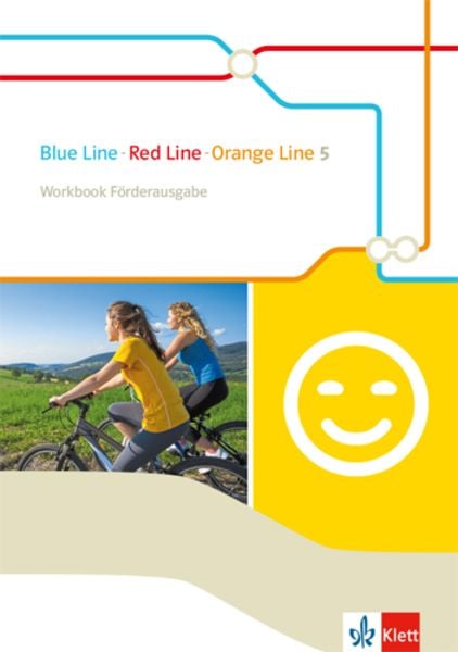 Blue Line - Red Line - Orange Line 5. Workbook Förderausgabe, Geheftet von , Klett Schulbuchverlag, 978-3-12-548915-8
