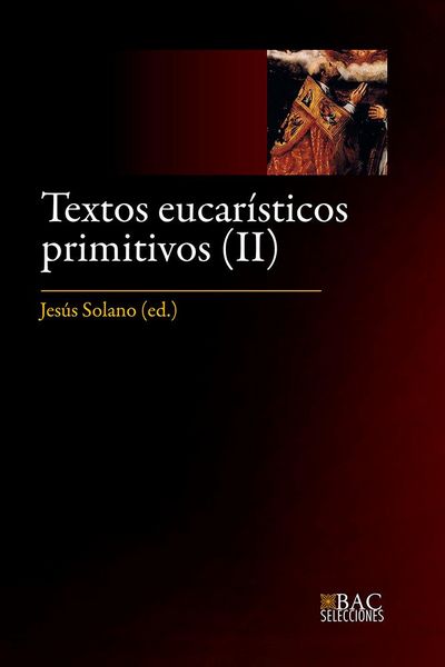 Produktbild: Textos Eucaristicos Primitivos Ii Siglos V Al Viii