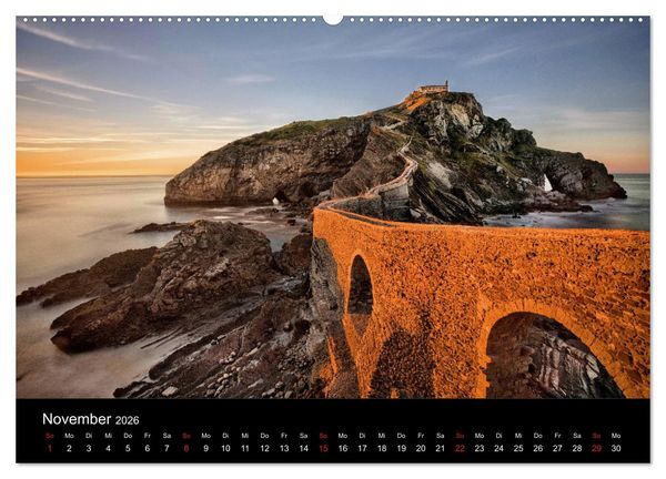 Produktbild: Wildes Nordspanien (hochwertiger Premium Wandkalender 2026 DIN A2 quer), Kunstdruck in Hochglanz