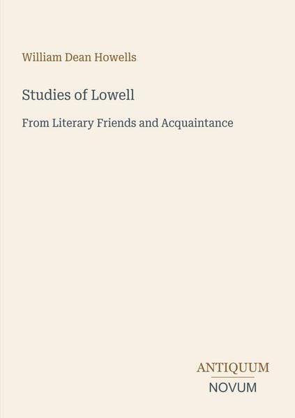 Produktbild: Studies of Lowell