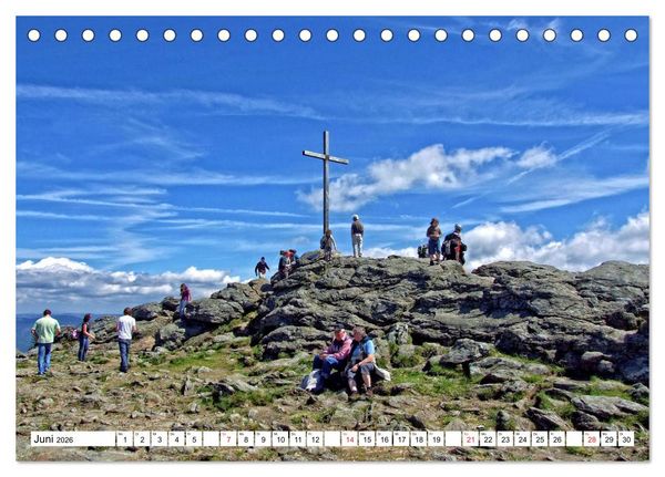 Produktbild: Grosser Arberblick auf Bayerisch Eisenstein (Tischkalender 2026 DIN A5 quer), CALVENDO Monatskalender