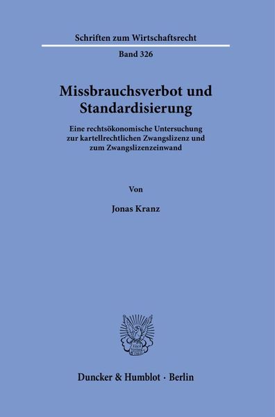 Produktbild: Missbrauchsverbot und Standardisierung.
