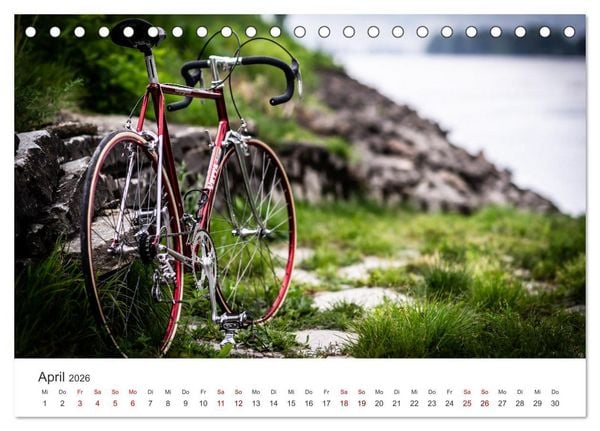 Produktbild: Stahlrenner - Rennrad-Klassiker aus Europa (Tischkalender 2026 DIN A5 quer), CALVENDO Monatskalender