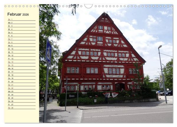 Produktbild: Stadtbummel durch Kirchheim unter Teck (Wandkalender 2026 DIN A3 quer), CALVENDO Monatskalender