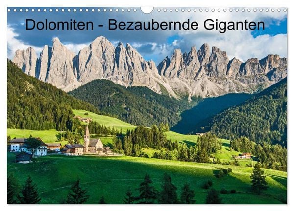 Dolomiten - Bezaubernde Giganten (Wandkalender 2026 DIN A3 quer), CALVENDO Monatskalender