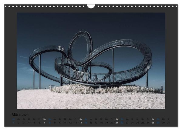 Produktbild: Surreale Landschaften. INFRARROT - Wenn gr&uuml;n zu wei&szlig; wird (Wandkalender 2026 DIN A3 quer), CALVENDO Monatskalender