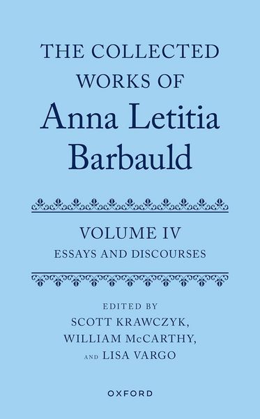 Produktbild: The Collected Works of Anna Letitia Barbauld: Volume 4