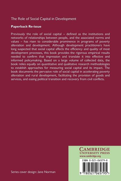 Produktbild: The Role of Social Capital in Development