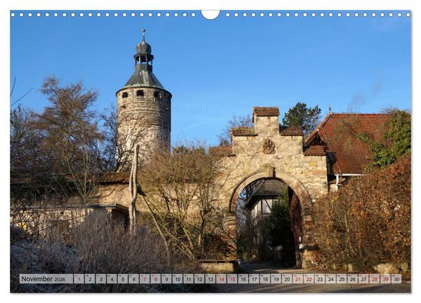 Produktbild: Schl&ouml;sser- und Burgenland Th&uuml;ringen (Wandkalender 2026 DIN A3 quer), CALVENDO Monatskalender
