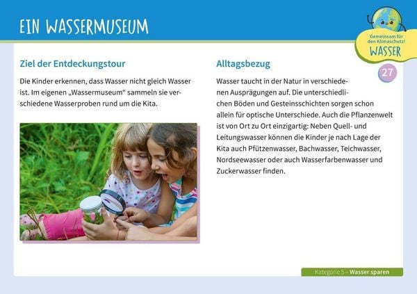 Produktbild: Gemeinsam f&uuml;r den Klimaschutz! Wasser