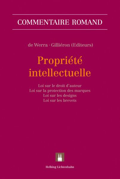 Produktbild: Propri&eacute;t&eacute; intellectuelle