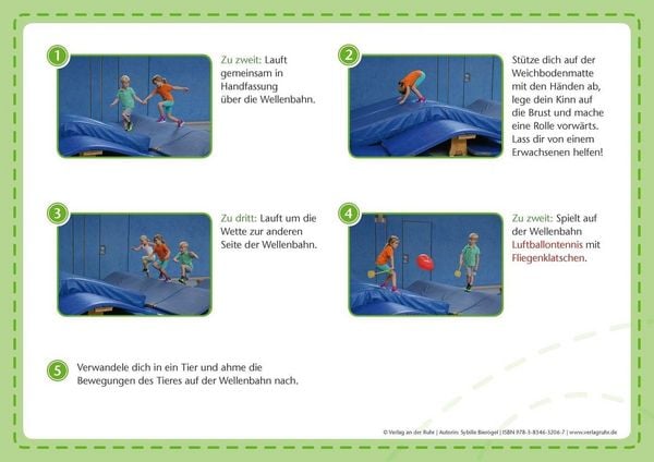 Produktbild: Stationen-Fotokarten f&uuml;r den Sportunterricht &ndash; Klasse 1/2