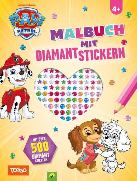 Produktbild: PAW Patrol Malbuch mit Diamantstickern