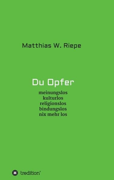 Produktbild: Du Opfer
