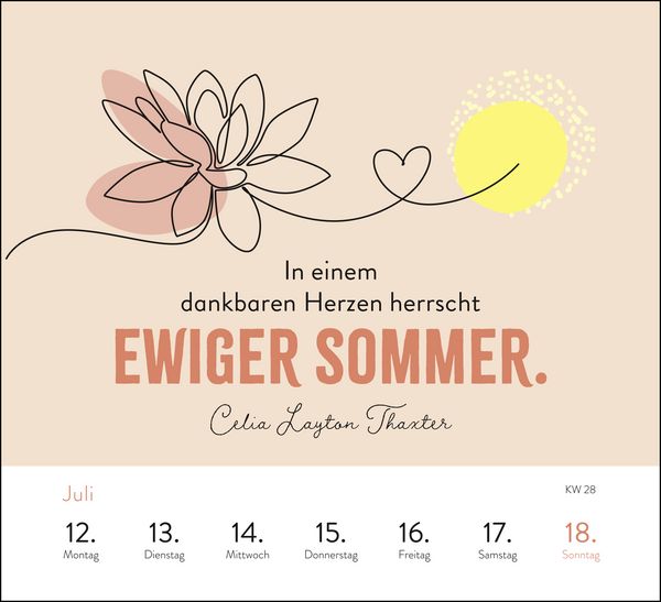 Produktbild: Wochenkalender 2027: Sei stark. Sei anders. Sei DU.