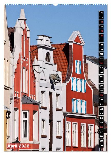 Produktbild: Zauberhaftes Wismar (hochwertiger Premium Wandkalender 2026 DIN A2 hoch), Kunstdruck in Hochglanz