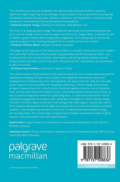 Produktbild: Governing Arctic Change