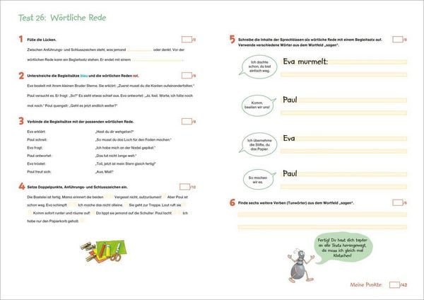 Produktbild: Fit f&uuml;r Deutsch 3. Klasse. Mein Testheft