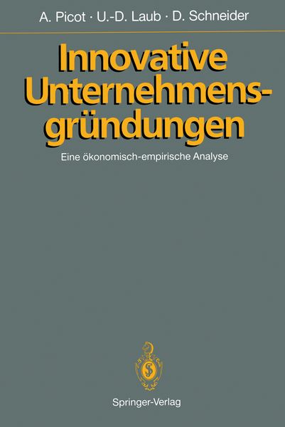 Produktbild: Innovative Unternehmensgr&uuml;ndungen