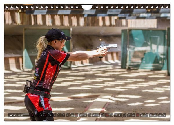 Produktbild: IPSC - Dynamischer Schie&szlig;sport (Wandkalender 2026 DIN A4 quer), CALVENDO Monatskalender
