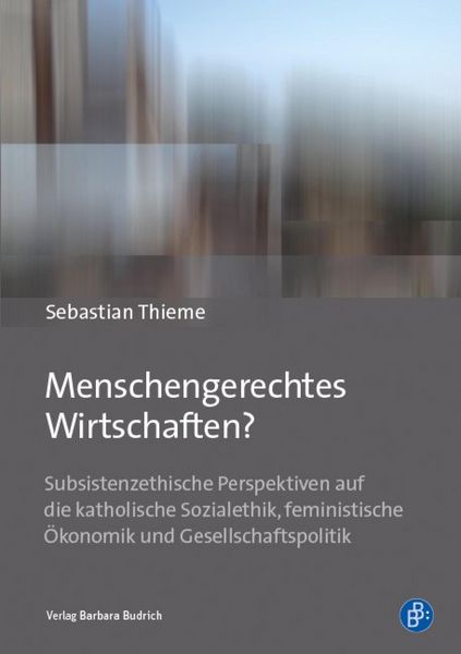 Produktbild: Menschengerechtes Wirtschaften?