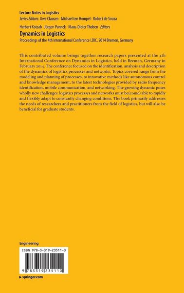Produktbild: Dynamics in Logistics