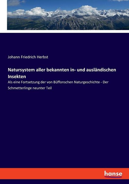 Produktbild: Natursystem aller bekannten in- und ausl&auml;ndischen Insekten