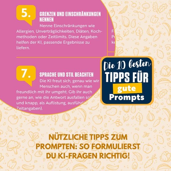 Produktbild: Smart kochen mit KI. 100 Prompts, die dich zum Profi am Herd machen.