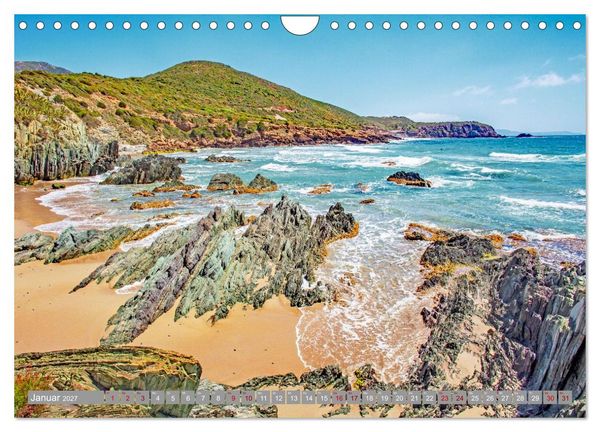 Produktbild: Sardinien Insel mit Meerblick (Wandkalender 2027 DIN A4 quer), CALVENDO Monatskalender