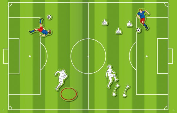 Produktbild: Mein Ausmalstickerbuch - Fu&szlig;ball