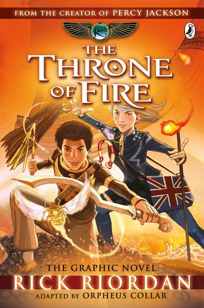 Produktbild: The Throne of Fire: The Graphic Novel (The Kane Chronicles Book 2)
