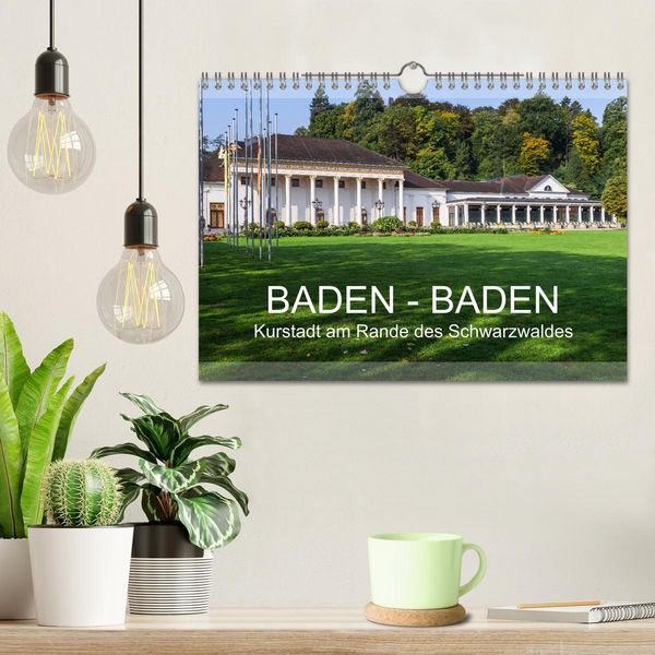 Produktbild: Baden-Baden, Kurstadt am Rande des Schwarzwaldes (Wandkalender 2026 DIN A4 quer), CALVENDO Monatskalender