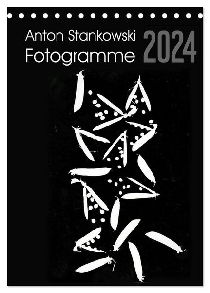 Anton Stankowski Fotogramme (Tischkalender 2024 DIN A5 hoch), CALVENDO Monatskalender