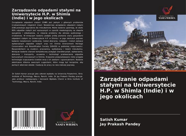 Produktbild: Zarz&iquest;dzanie odpadami sta&iquest;ymi na Uniwersytecie H.P. w Shimla (Indie) i w jego okolicach