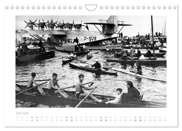 Produktbild: Reise mit dem Flugschiff - Dornier (Wandkalender 2026 DIN A4 quer), CALVENDO Monatskalender