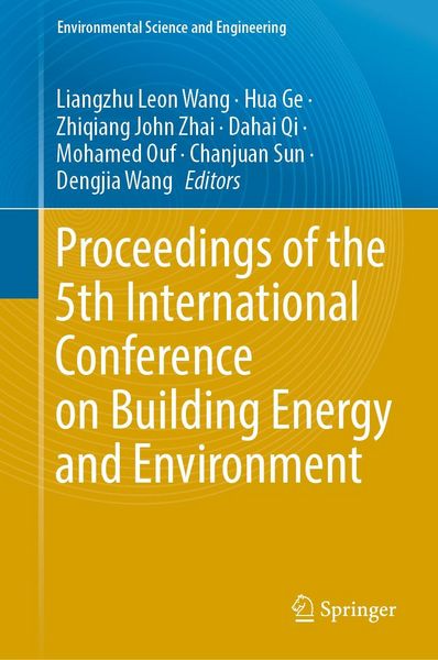 Produktbild: Proceedings of the 5th International Conference on Building Energy and Environment