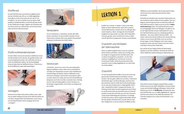 Produktbild: Die bunte N&auml;hschule f&uuml;r Kinder I 19 N&auml;hprojekte, Grundlagen & &Uuml;bungen