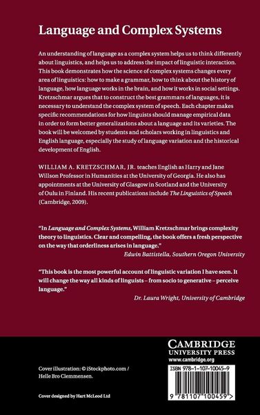 Produktbild: Language and Complex Systems