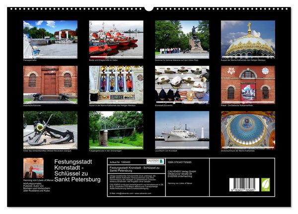 Produktbild: Festungsstadt Kronstadt - Schl&uuml;ssel zu Sankt Petersburg (hochwertiger Premium Wandkalender 2026 DIN A2 quer), Kunstdruck in Hochglanz