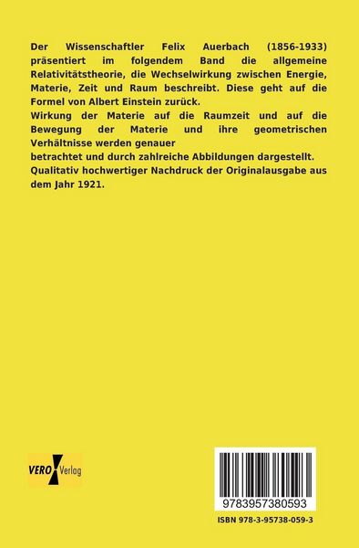 Produktbild: Raum und Zeit, Materie und Energie