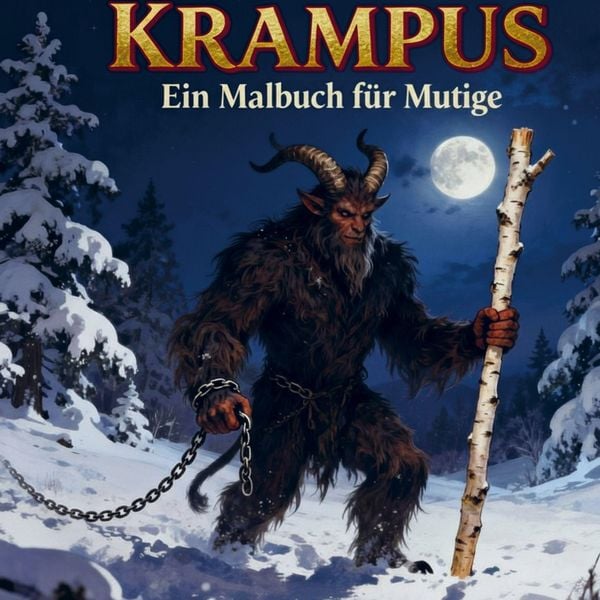 Produktbild: Krampus ein Malbuch f&uuml;r mutige Kinder
