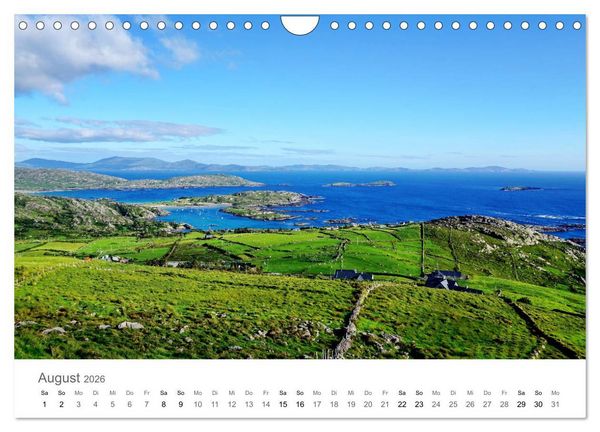 Produktbild: Gr&uuml;ne Insel - Irland (Wandkalender 2026 DIN A4 quer), CALVENDO Monatskalender