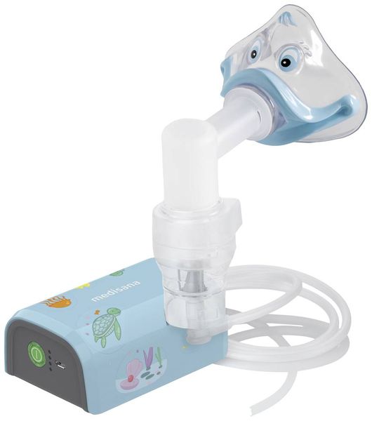 Medisana IN 165 Inhalator mit Nasenstück, mit Inhalationsmaske, mit Mundstück