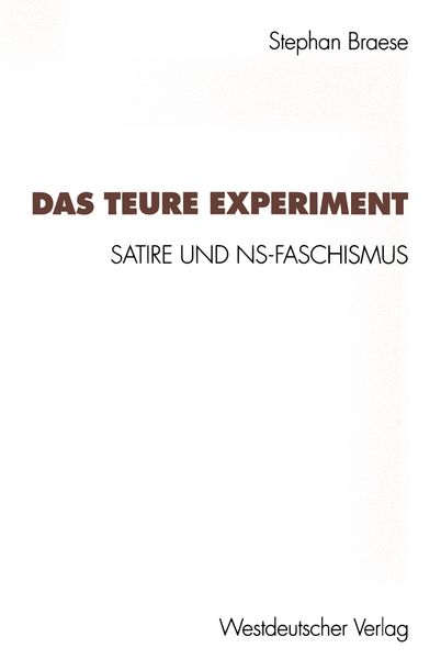 Produktbild: Das teure Experiment