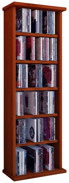 Produktbild: Holz CD DVD Stand Regal Schrank St&auml;nder Vostan