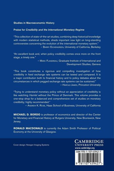 Produktbild: Credibility and the International Monetary Regime