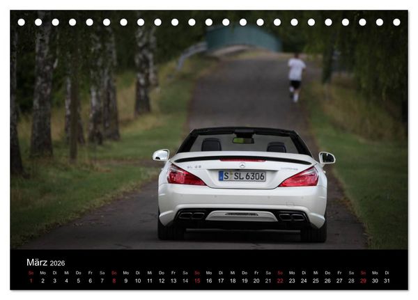 Produktbild: Mercedes-Benz SL 63 AMG (Tischkalender 2026 DIN A5 quer), CALVENDO Monatskalender