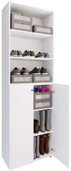Produktbild: XL Holz Gro&szlig;er Schuhschrank Schuhkommode Lona 6