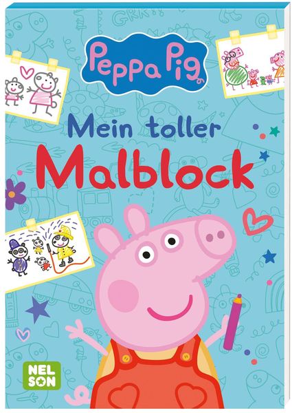 Peppa Wutz Ausmalbilder: Mein toller Malblock, Taschenbuch von , Nelson, 978-3-8451-2249-6